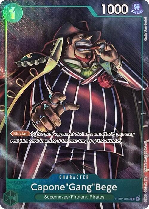 Capone"Gang"Bege (Premium Card Collection -Best Selection Vol. 2-) [One Piece Promotion Cards] | Black Swamp Games