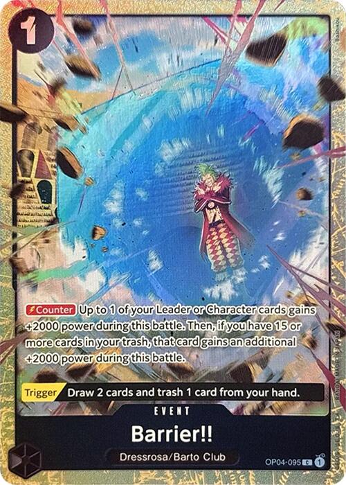 Barrier!! (Premium Card Collection -Best Selection Vol. 2-) [One Piece Promotion Cards] | Black Swamp Games