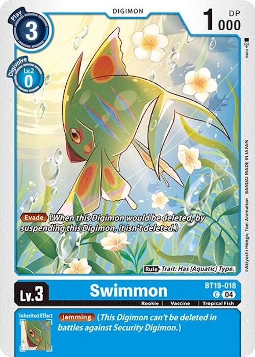 Swimmon [BT19-018] [Release Special Booster 2.0] | Black Swamp Games