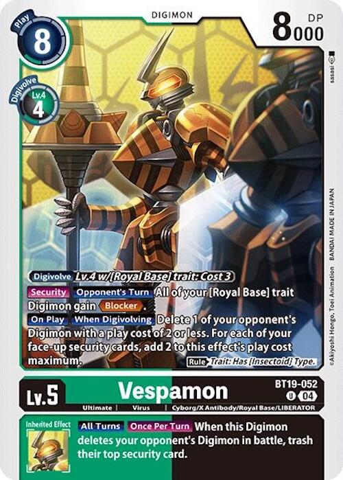 Vespamon [BT19-052] [Release Special Booster 2.0] | Black Swamp Games