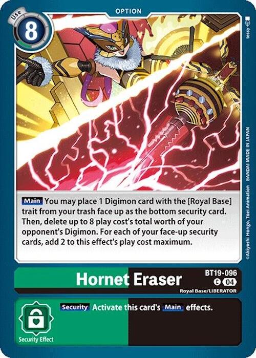 Hornet Eraser [BT19-096] [Release Special Booster 2.0] | Black Swamp Games