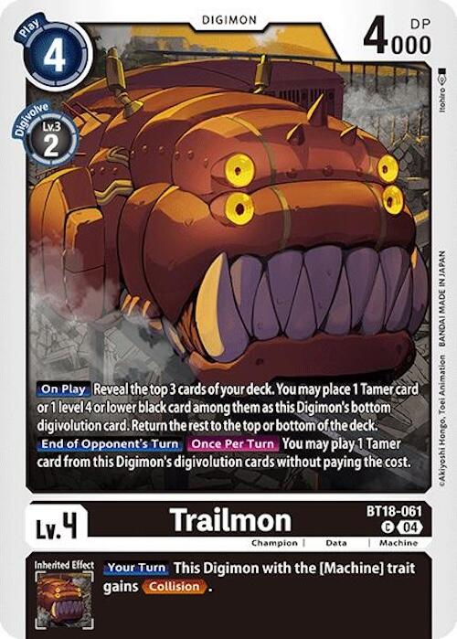 Trailmon [BT18-061] [Release Special Booster 2.0] | Black Swamp Games