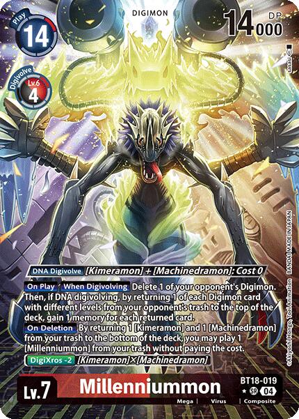 Millenniummon [BT18-019] (Alternate Art) [Release Special Booster 2.0] | Black Swamp Games