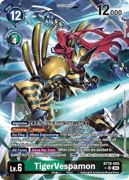 TigerVespamon [BT18-056] (Alternate Art) [Release Special Booster 2.0] | Black Swamp Games