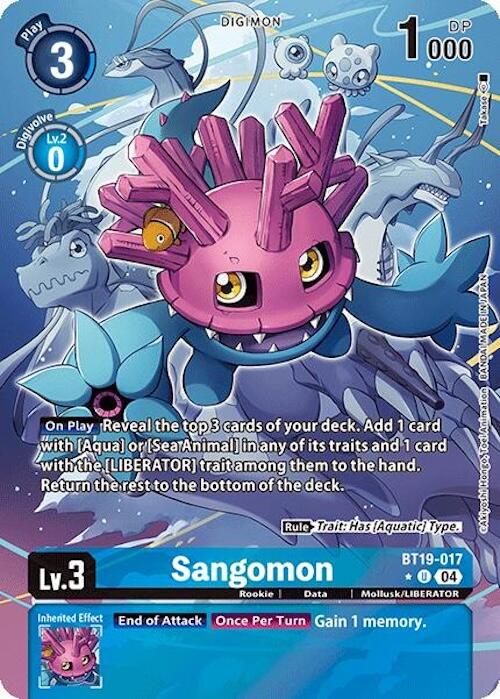 Sangomon [BT19-017] (Alternate Art) [Release Special Booster 2.0] | Black Swamp Games