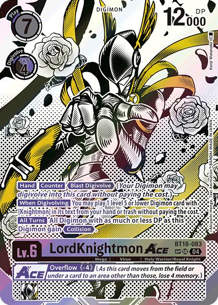 LordKnightmon ACE [BT18-083] (Textured) [Release Special Booster Ver.2.0] | Black Swamp Games