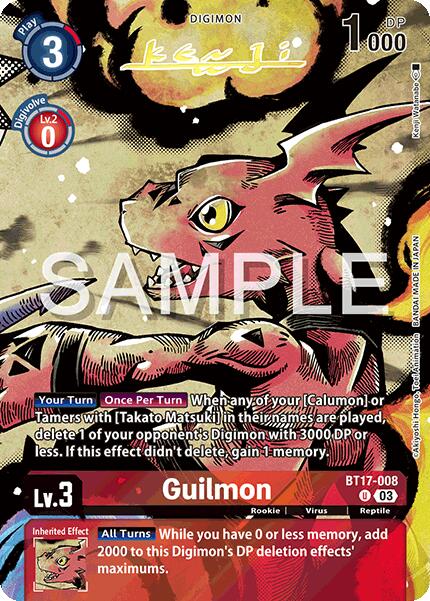 Guilmon [BT17-008] (Signed) [Release Special Booster 2.0] | Black Swamp Games