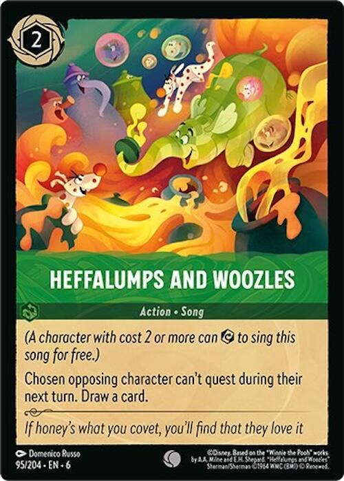 Heffalumps and Woozles (95/204) [Azurite Sea] | Black Swamp Games