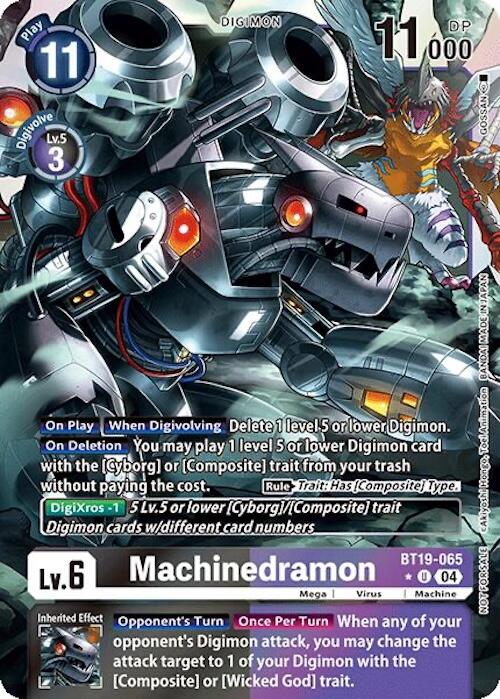 Machinedramon [BT19-065] (Release Special Booster 2.0: Box Promotion Pack) [Release Special Booster 2.0] | Black Swamp Games