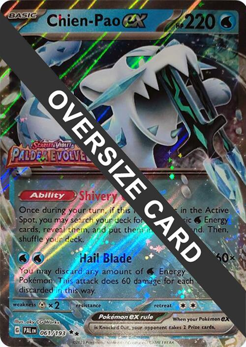 Chien-Pao ex (061/193) (Jumbo) [Scarlet & Violet: Black Star Promos] | Black Swamp Games