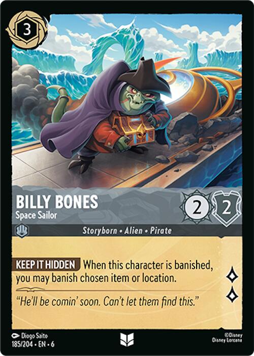 Billy Bones - Space Sailor (185/204) [Azurite Sea] | Black Swamp Games