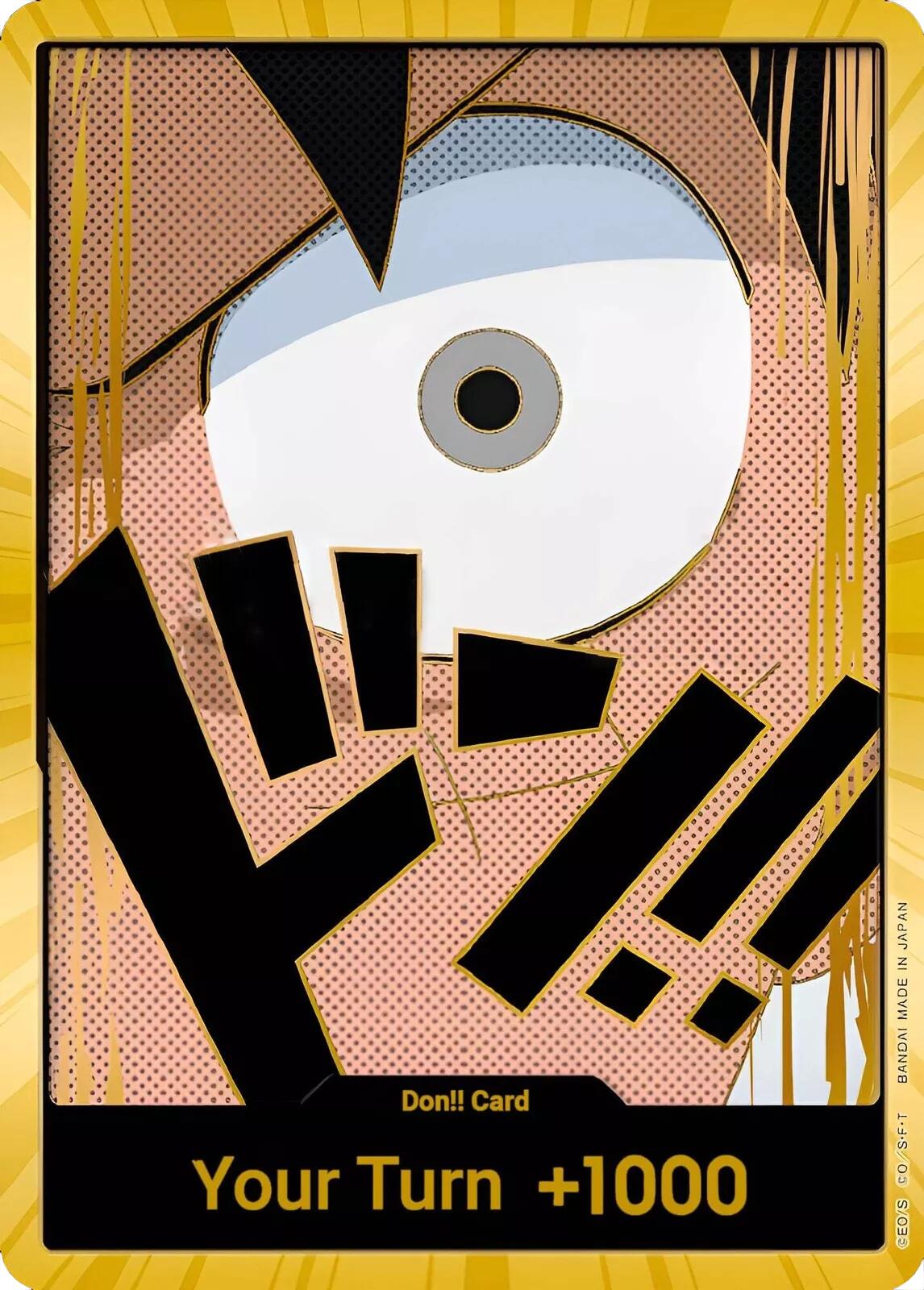 DON!! Card (Luffy) (Gold) [Premium Booster -The Best-] | Black Swamp Games