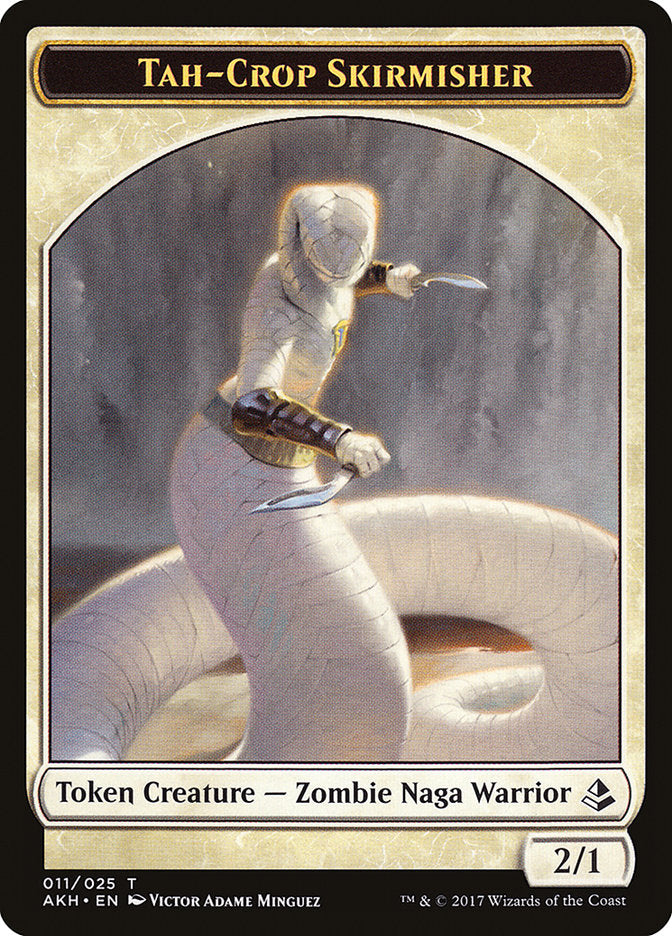 Tah-Crop Skirmisher // Cat Double-Sided Token [Amonkhet Tokens] | Black Swamp Games