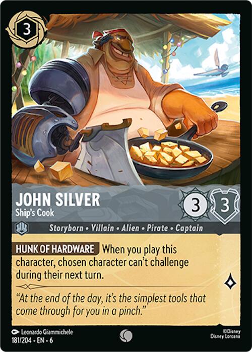 John Silver - Ship's Cook (181/204) [Azurite Sea] | Black Swamp Games
