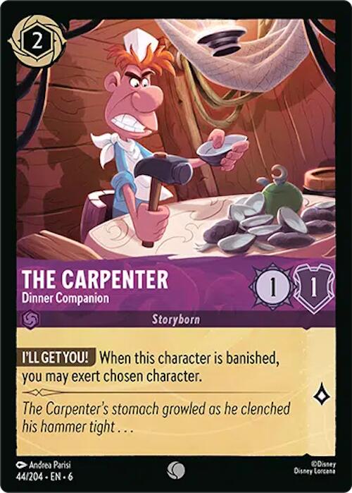 The Carpenter - Dinner Companion (44/204) [Azurite Sea] | Black Swamp Games
