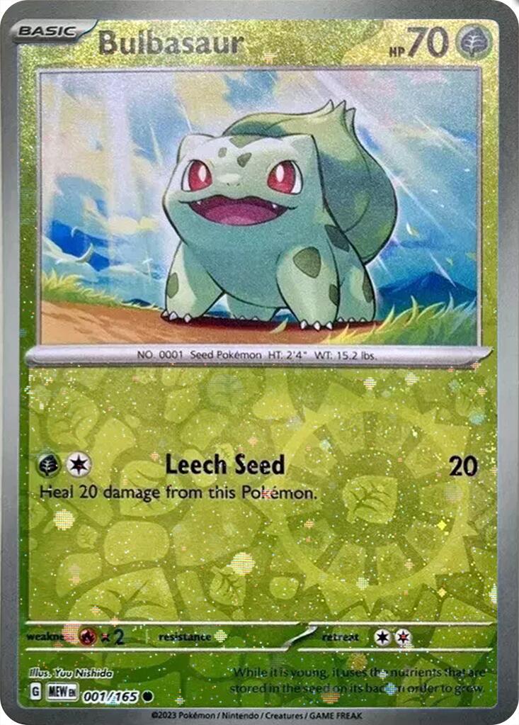 Bulbasaur (001/165) (Cosmos Holo) (Costco Exclusive) [Miscellaneous Cards] | Black Swamp Games