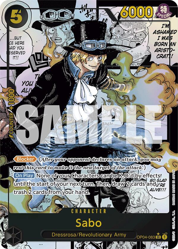 Sabo (OP04-083) (Manga) [Premium Booster -The Best-] | Black Swamp Games