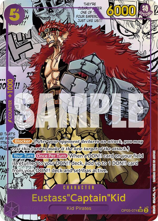 Eustass"Captain"Kid (OP05-074) (Manga) [Premium Booster -The Best-] | Black Swamp Games