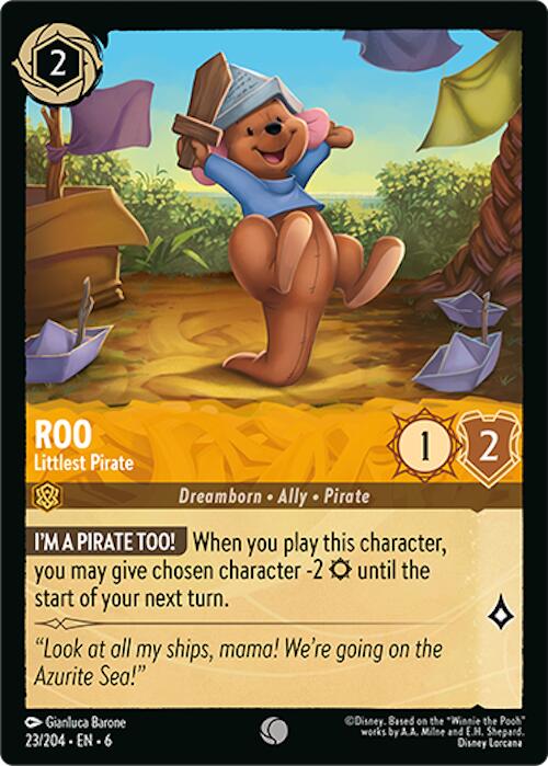 Roo - Littlest Pirate (23/204) [Azurite Sea] | Black Swamp Games