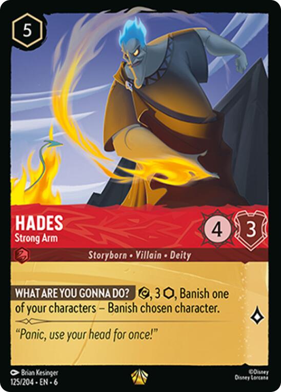 Hades - Strong Arm (125/204) [Azurite Sea] | Black Swamp Games