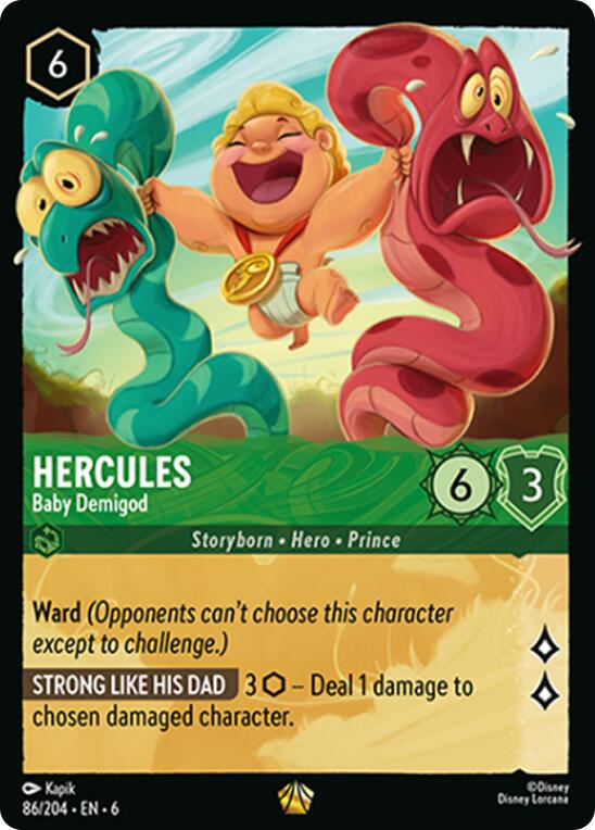 Hercules - Baby Demigod (86/204) [Azurite Sea] | Black Swamp Games