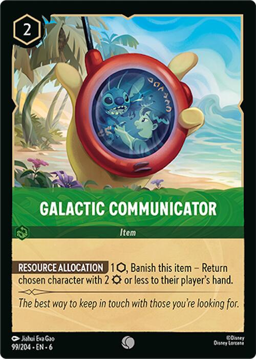Galactic Communicator (99/204) [Azurite Sea] | Black Swamp Games