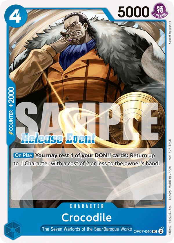 Crocodile (ST15 - ST20 Release Event Pack) [One Piece Promotion Cards] | Black Swamp Games