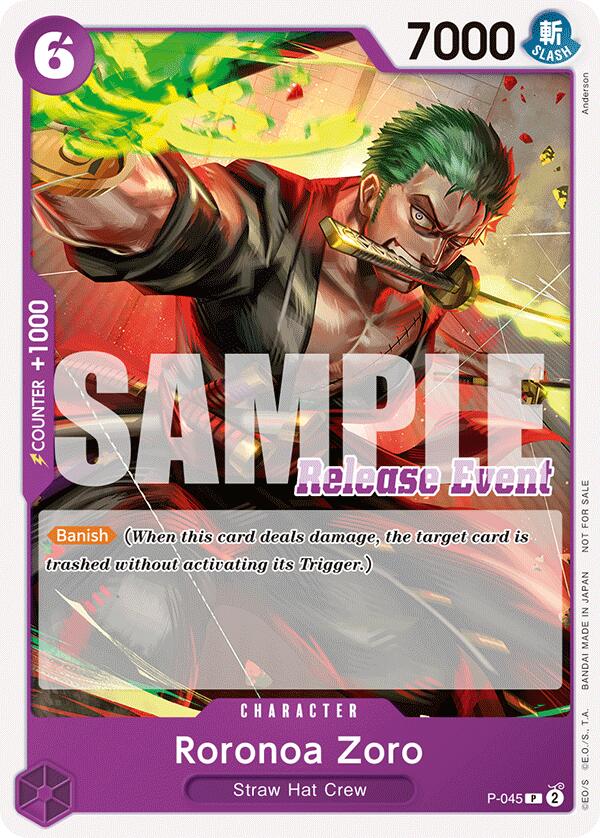 Roronoa Zoro (ST15 - ST20 Release Event Pack) [One Piece Promotion Cards] | Black Swamp Games