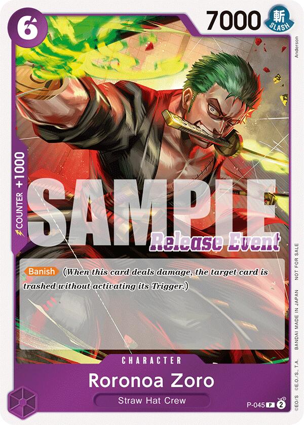 Roronoa Zoro (ST15 - ST20 Release Event Winner Pack) [One Piece Promotion Cards] | Black Swamp Games