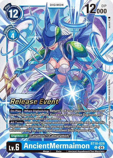 AncientMermaimon [BT18-029] [Release Special Booster Ver.2.0 Pre-Release Cards] | Black Swamp Games