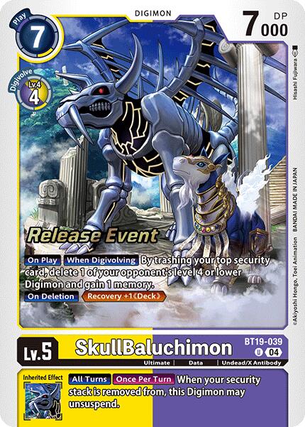 SkullBaluchimon [BT19-039] [Release Special Booster 2.0 Pre-Release Cards] | Black Swamp Games