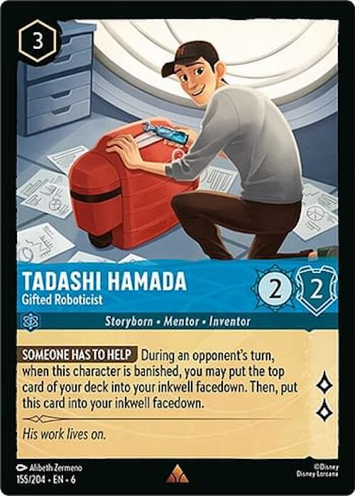 Tadashi Hamada - Gifted Roboticist (155/204) [Azurite Sea] | Black Swamp Games
