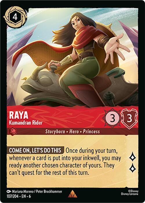 Raya - Kumandran Rider (107/204) [Azurite Sea] | Black Swamp Games