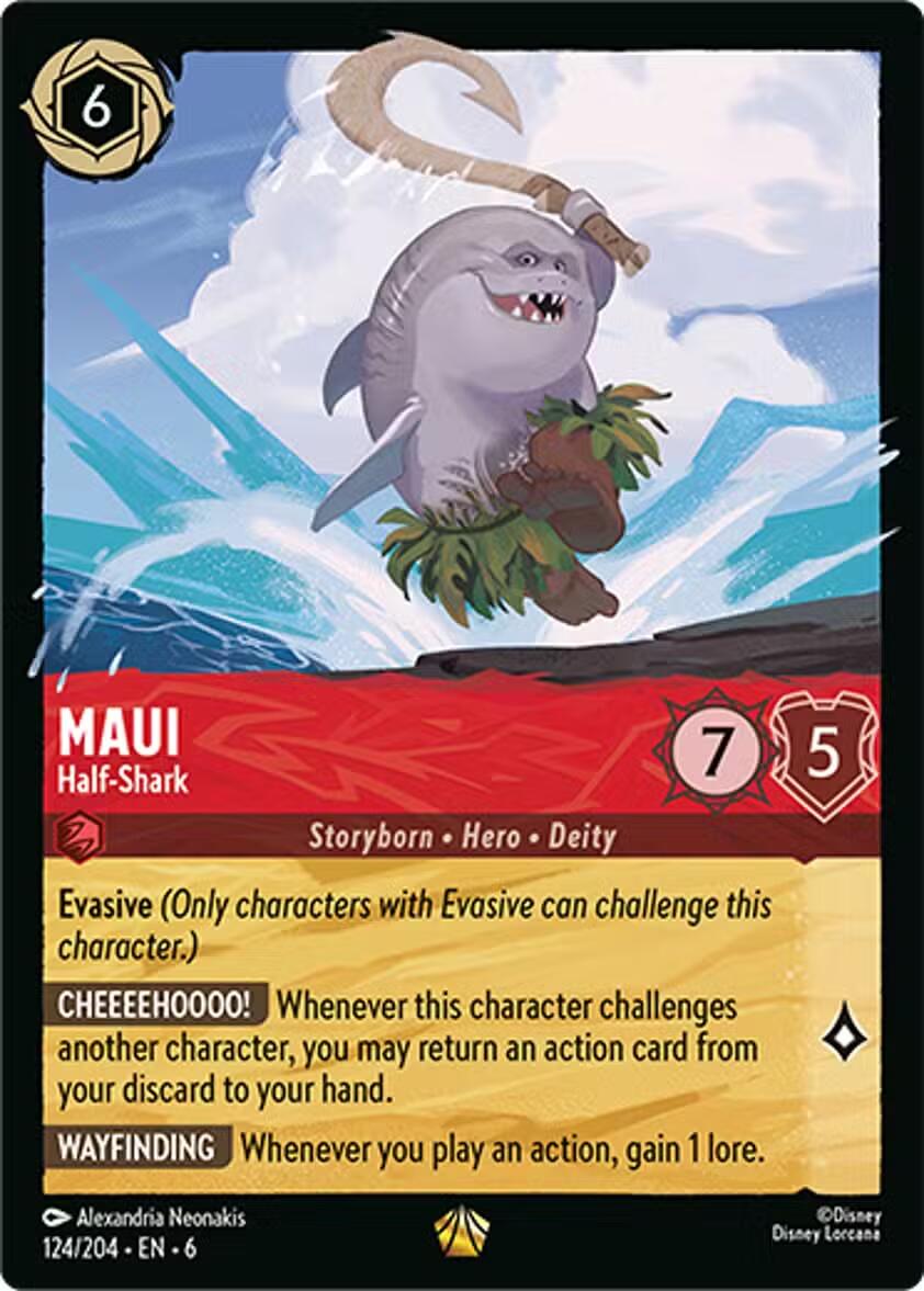 Maui - Half-Shark (124/204) [Azurite Sea] | Black Swamp Games