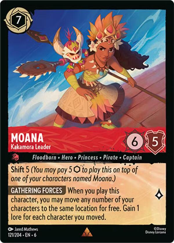 Moana - Kakamora Leader (121/204) [Azurite Sea] | Black Swamp Games
