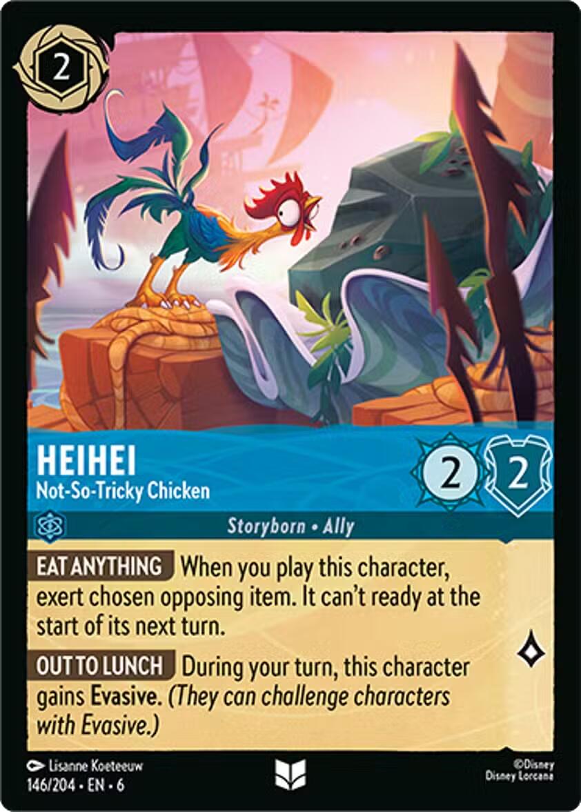HeiHei - Not-So-Tricky Chicken (146/204) [Azurite Sea] | Black Swamp Games