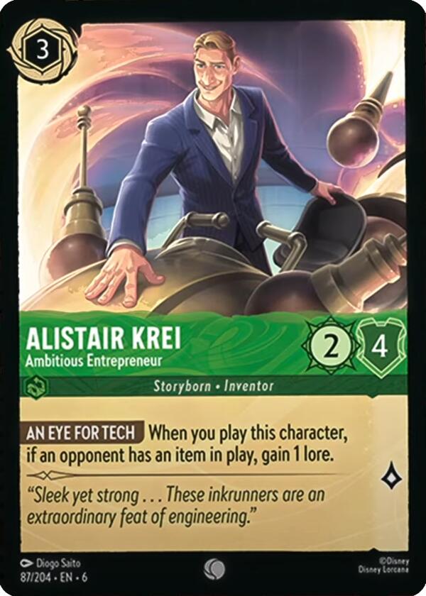 Alistair Krei - Ambitious Entrepreneur (87/204) [Azurite Sea] | Black Swamp Games