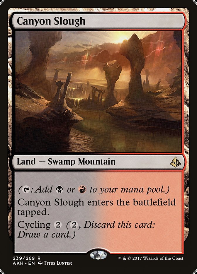 Canyon Slough [Amonkhet] | Black Swamp Games