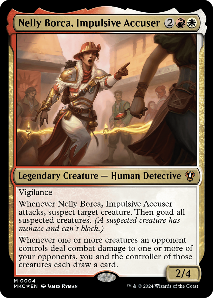 Nelly Borca, Impulsive Accuser [Murders at Karlov Manor Commander] | Black Swamp Games