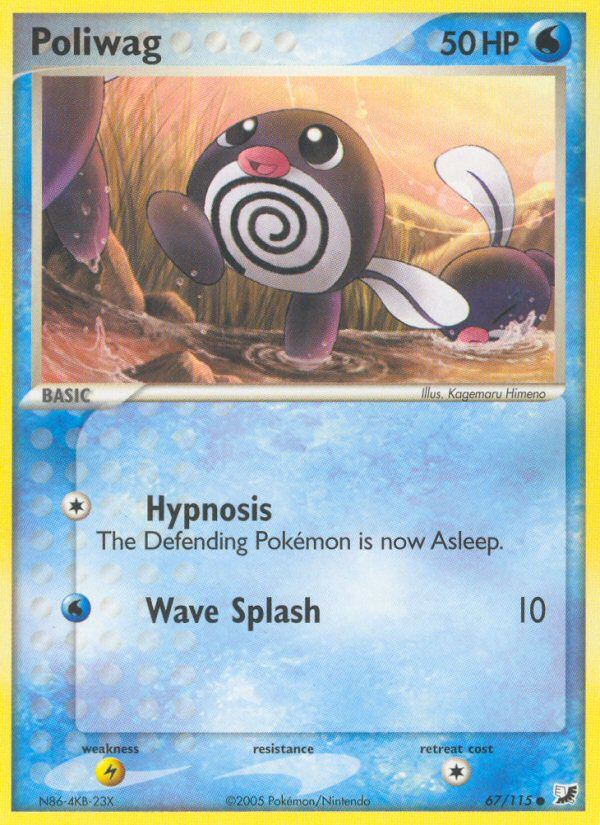 Poliwag (67/115) [EX: Unseen Forces] | Black Swamp Games