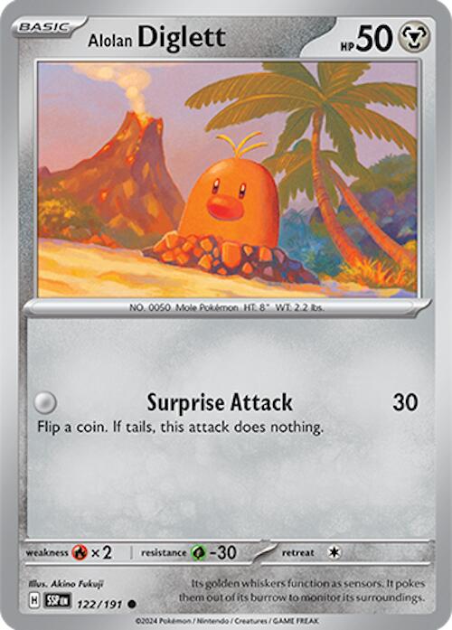 Alolan Diglett (122/191) [Scarlet & Violet: Surging Sparks] | Black Swamp Games