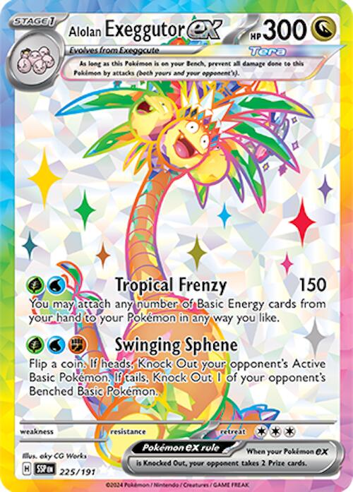 Alolan Exeggutor ex (225/191) [Scarlet & Violet: Surging Sparks] | Black Swamp Games