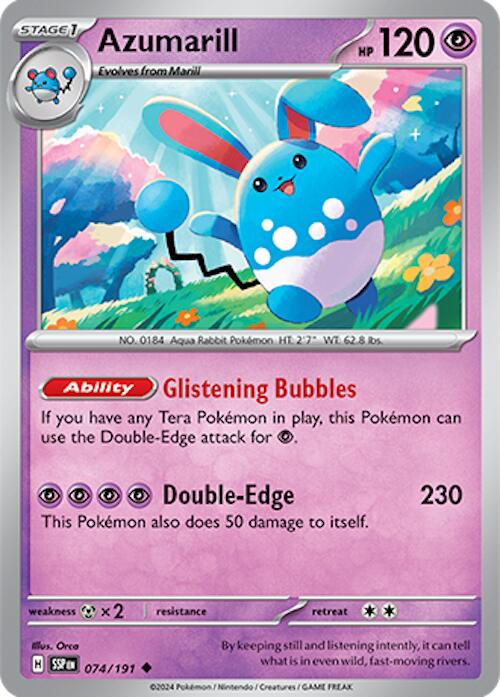 Azumarill (074/191) [Scarlet & Violet: Surging Sparks] | Black Swamp Games