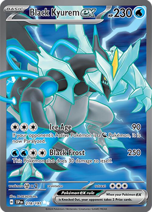 Black Kyurem ex (218/191) [Scarlet & Violet: Surging Sparks] | Black Swamp Games