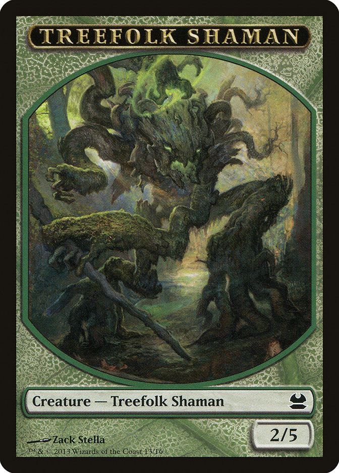 Treefolk Shaman Token [Modern Masters Tokens] | Black Swamp Games