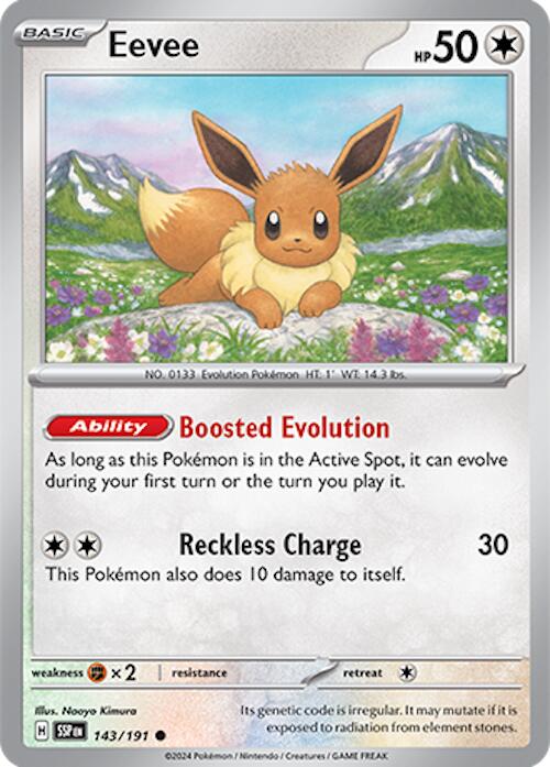 Eevee (143/191) [Scarlet & Violet: Surging Sparks] | Black Swamp Games