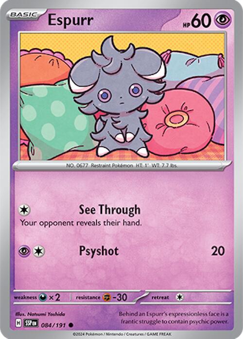 Espurr (084/191) [Scarlet & Violet: Surging Sparks] | Black Swamp Games