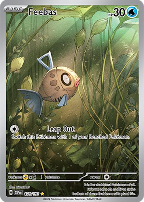 Feebas (198/191) [Scarlet & Violet: Surging Sparks] | Black Swamp Games