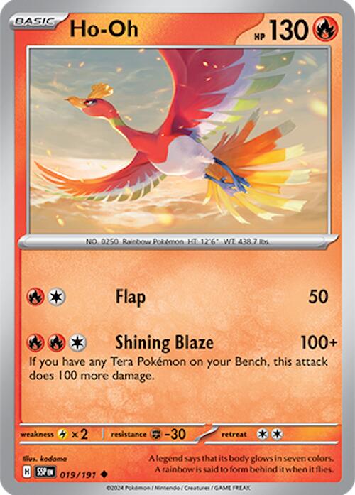 Ho-Oh (019/191) [Scarlet & Violet: Surging Sparks] | Black Swamp Games