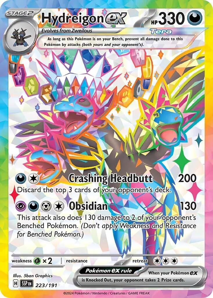 Hydreigon ex (223/191) [Scarlet & Violet: Surging Sparks] | Black Swamp Games